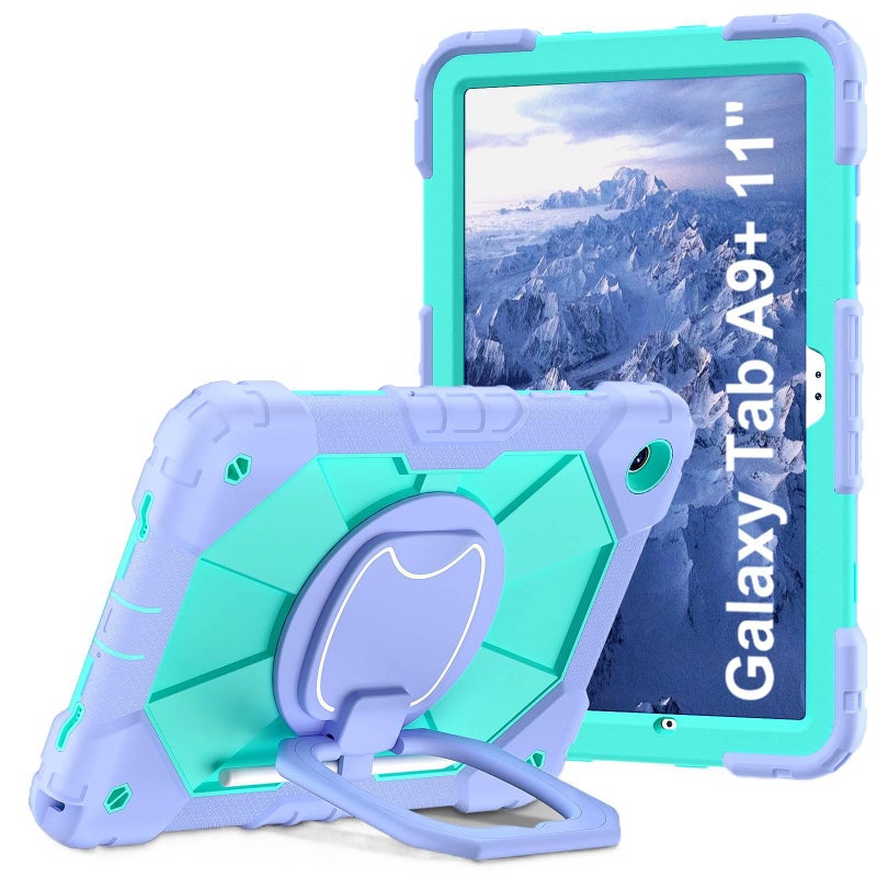 Folio Stand Samsung Tab Kids Case EVA Compatible with Samsung Galaxy Tab A9 Plus Samsung Galaxy Tab A9 with Daily Tablet Carry Black - Image 1