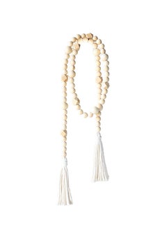 Farmhouse Beads Wood Bead Garland Rustic Prayer Beads Boho Beads with Tassels Walling Hanging Garland for Rustic Country Decor (1 Pack) - pzsku/Z4FCCB6A10E563E74C428Z/45/_/1729218166/a41ac187-dd90-49d8-84fd-76fca333d462