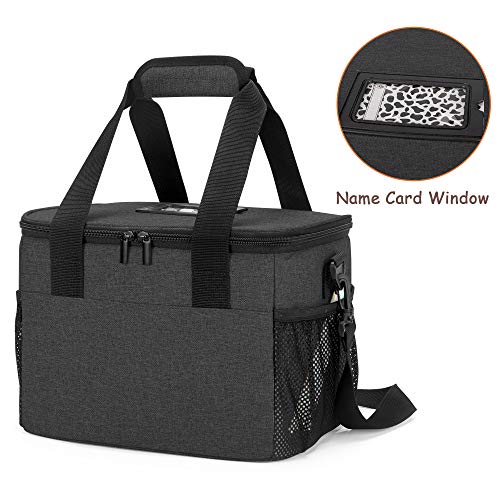 Trunab Reusable 6 Cups Drink Carrier for Delivery Insulated Drink Caddy with Handle and Shoulder Strap, Adjustable Dividers, Beverages Carrier Tote Bag, for Daily Life Takeout, Outdoors, Travel - Image 4
