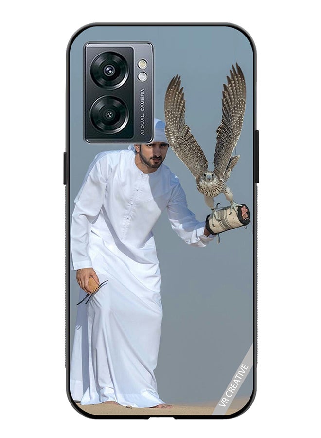 VR CREATIVE Protective Case Cover For Oppo A57 5G Sheikh Hamdan Flying Eagle Design Multicolour - Image 1