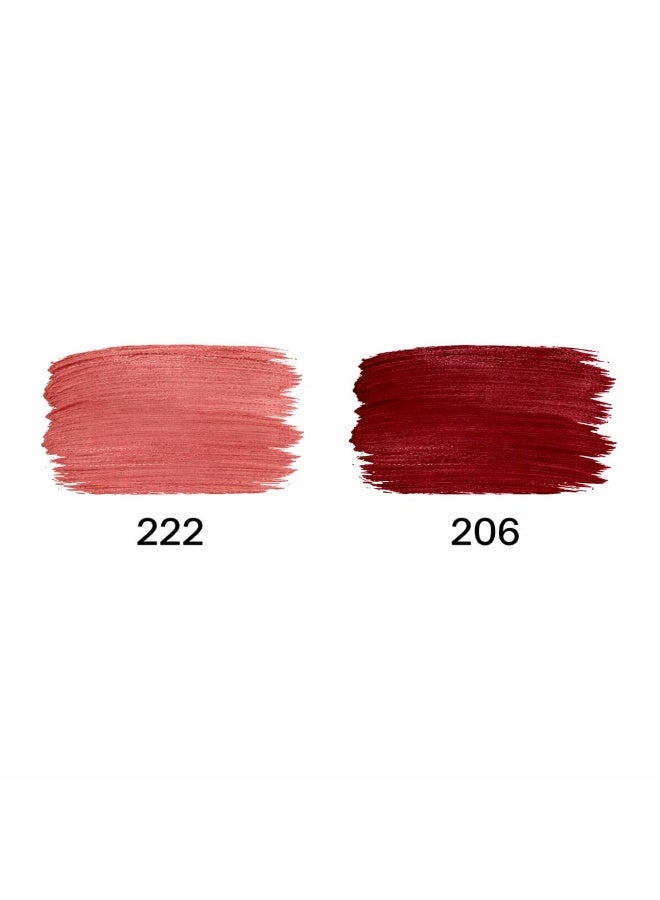 Barva Natural & Moisturising Lipsticks made using Clarified Butter, Kokum butter and Mineral Colours, 4.3g (Pack of 2) (Burgundy 206 & Orchid 222) - Image 4