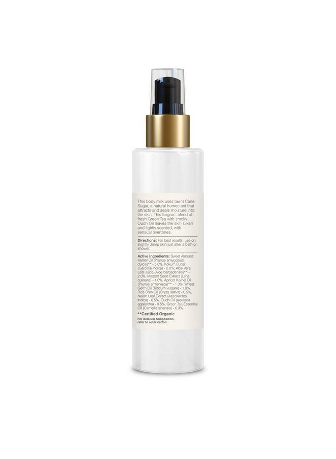 Ultra-Rich Body Milk Oudh & Green Tea | Natural Moisturizing Body Lotion For Instant Hydration | Ayurvedic Body Moisturizer, Paraben Free| For Women & Men | 130 Ml