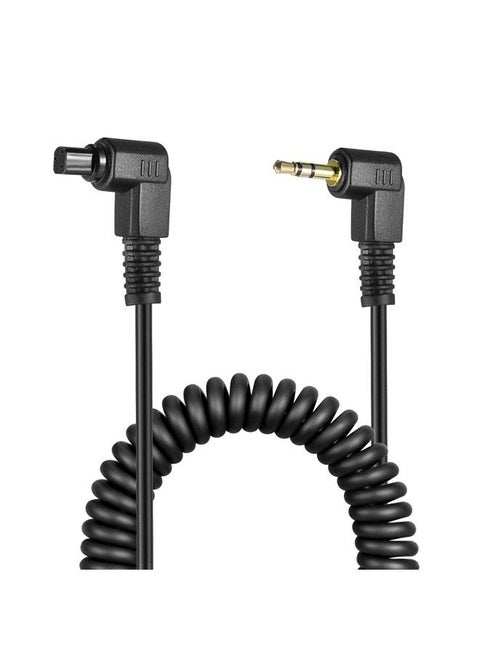 NEEWER 2.5mm to C3 Remote Shutter Release Cable with 3 Pins, Compatible with Canon R5, 7D Mark II, 6D Mark II, 5D Mark IV/III/II, 7D, 6D, 5D, 5DS, 5DR, 1D Mark IV/III/II Cameras