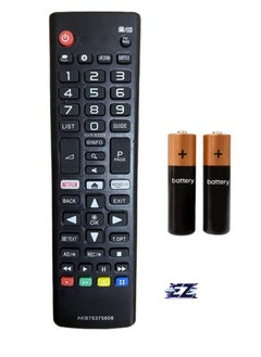 AKB75375608 Remote Control Compatible with LG 4K UHD TV Models – Fits 32LK6100, 50UK6500, 55UK6100, 49UK6200, 55UK6200, 43UK6300, 43UK6400, 43UK6470, 49LK5900 – Easy Setup, Full Functionality