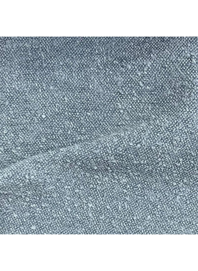 Decora Furnishings Decora Furnishings Luxe Boucle Plain Fabric Elegance for Premium Upholstery Sofas Cushion Covers Chairs Ottomans Exquisite Furniture Craft Width 54 inch Available in Running Metre Baby Blue  - Image 2