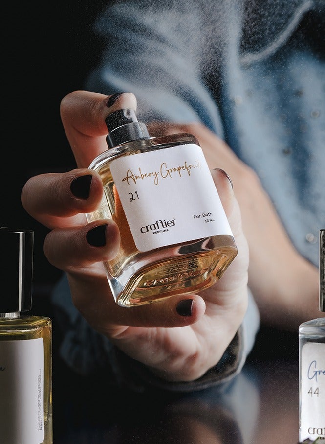 كرافتيير أمبري جريب فروت – مستوحى من أمبر نويت، ماء عطر (أو دو بارفان) للرجال والنساء – 50 مل، عطر عنبري يدوم طويلاً حتى 24 ساعة، عطر يونيسكس بحجم مناسب للسفر. - Image 2