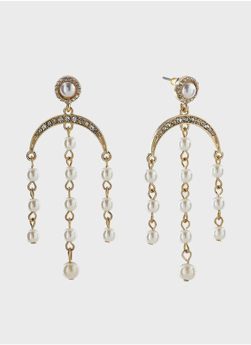 Khizana - Pearl Drop Earrings - Image 1