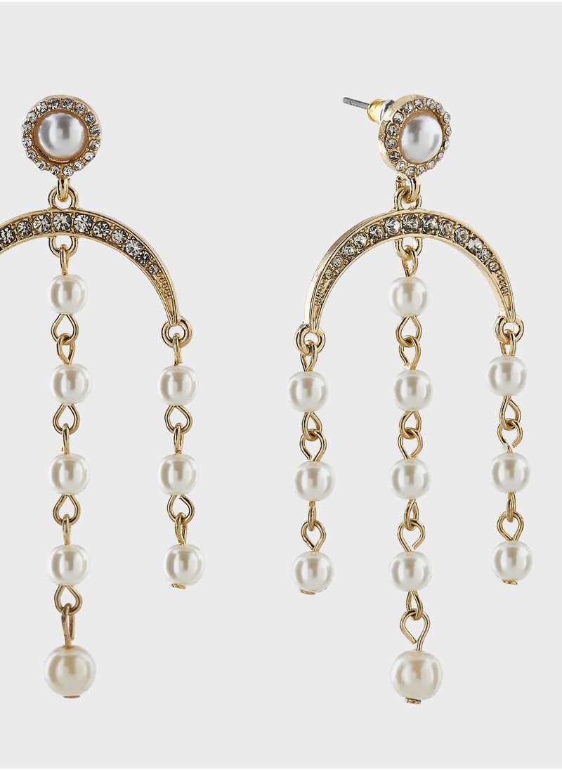 Khizana - Pearl Drop Earrings - Image 1