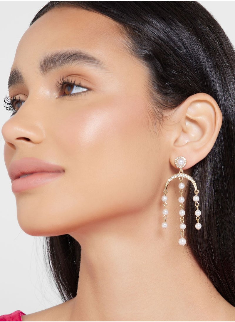 Khizana - Pearl Drop Earrings - Image 1