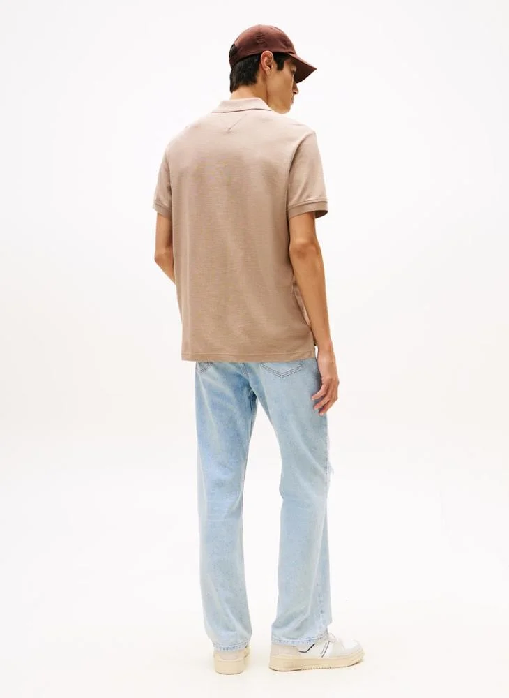 TOMMY JEANS Tommy Badge Pique Polo Shirt