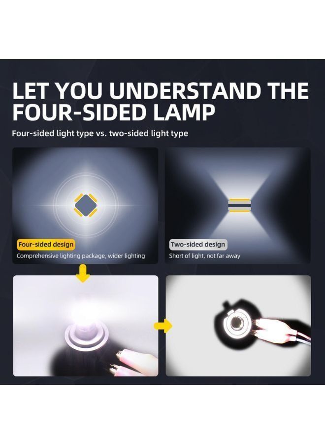 Loquat M5 9005 LED Headlight Bulb 6000K 80W 8000 Lumens Xenon White Extremely Bright - Image 3