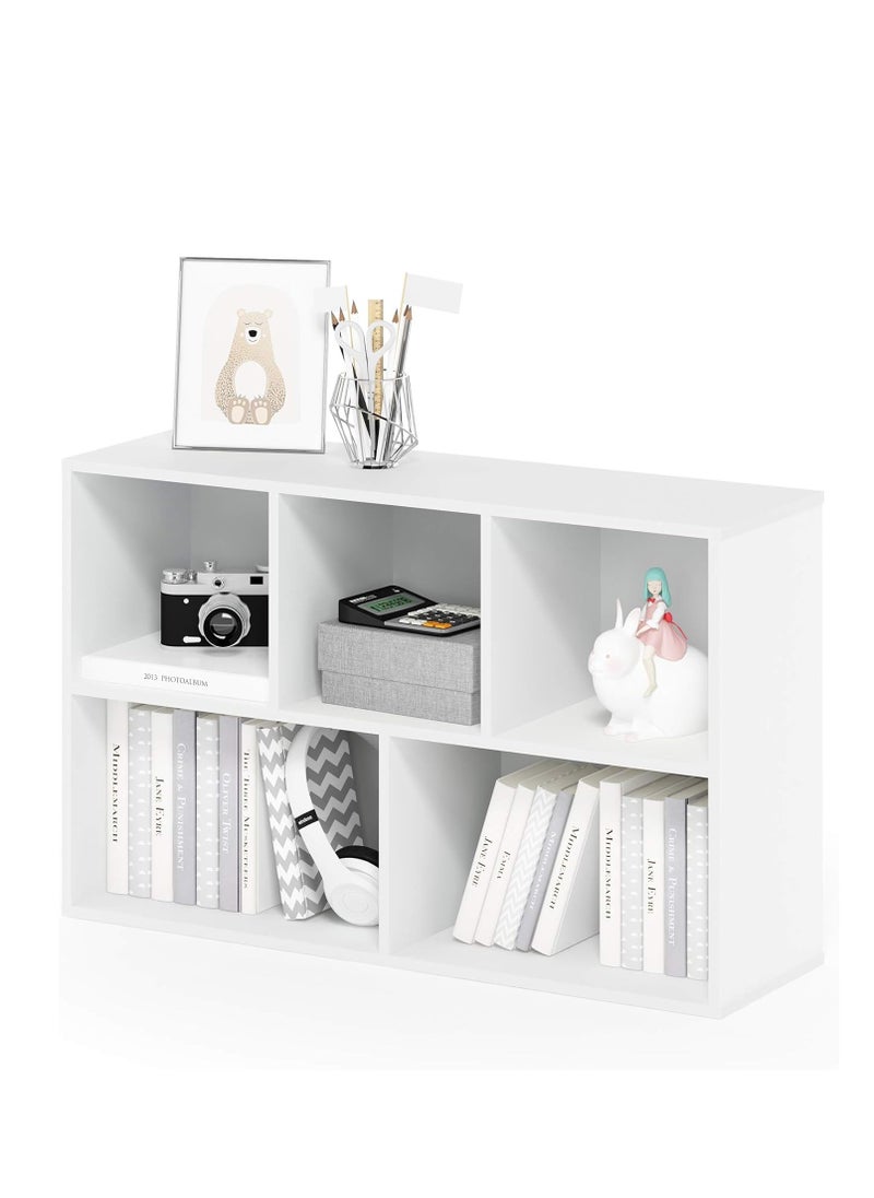 MODERN HOME - Multifunctional Storage Shelf for Kid's Room and Office Organizer for Toys Books and Office Supplies Modern Design White - Image 1