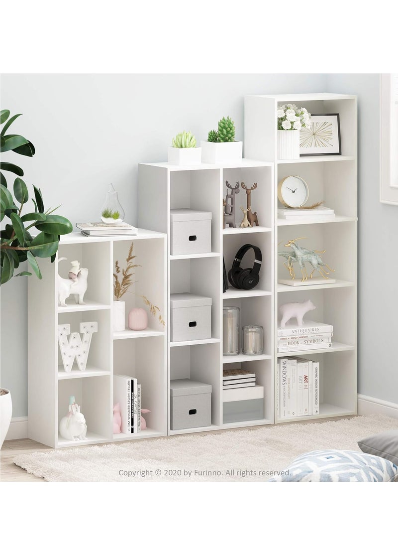 MODERN HOME - Multifunctional Storage Shelf for Kid's Room and Office Organizer for Toys Books and Office Supplies Modern Design White - Image 1