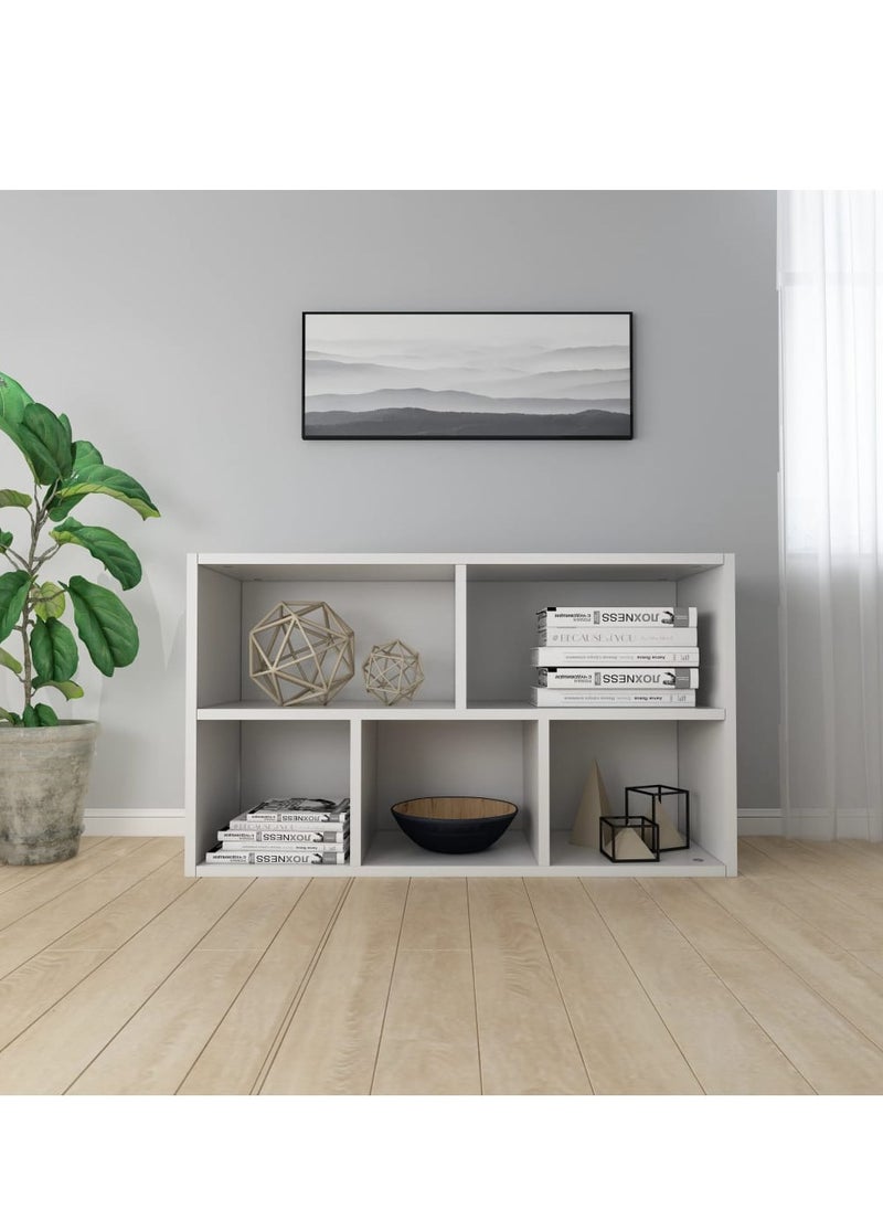 MODERN HOME - Multifunctional Storage Shelf for Kid's Room and Office Organizer for Toys Books and Office Supplies Modern Design White - Image 1
