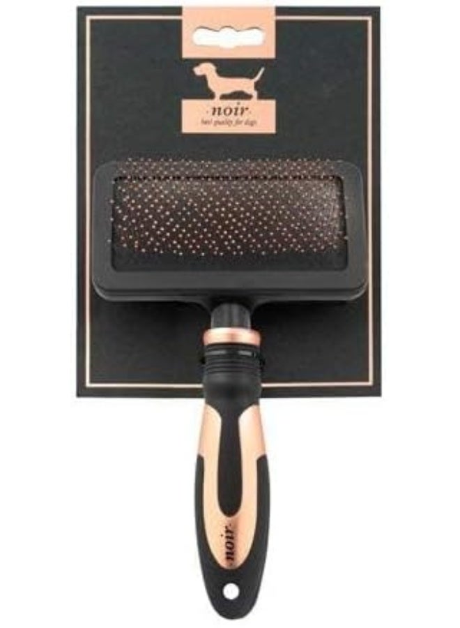 Ebi Noir Soft Slicker Brush for Dogs and Cats - Large - Image 3