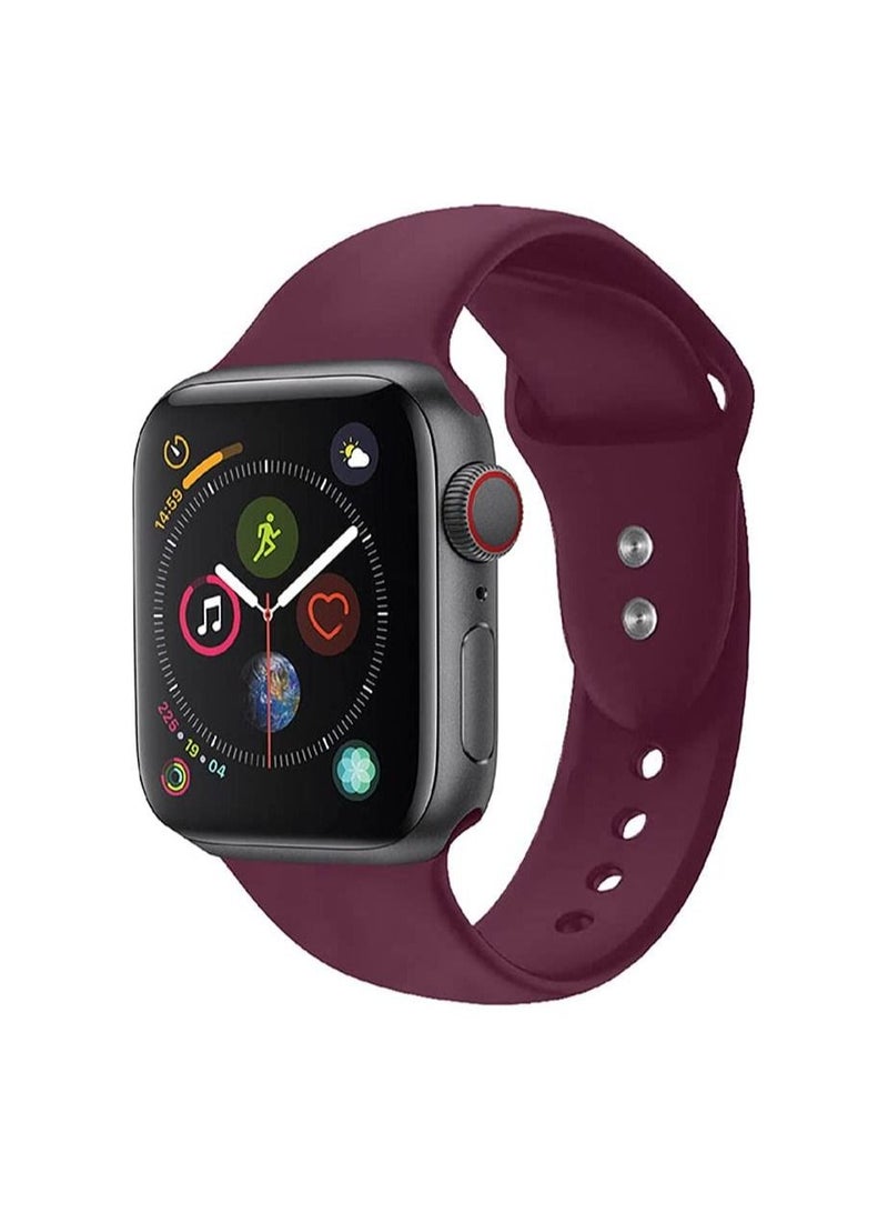 Rock Pow Silicone Wristband for Apple Watch Series Ultra/8/7/6/5/4/3/2/1 42/44/45/49mm - Image 1