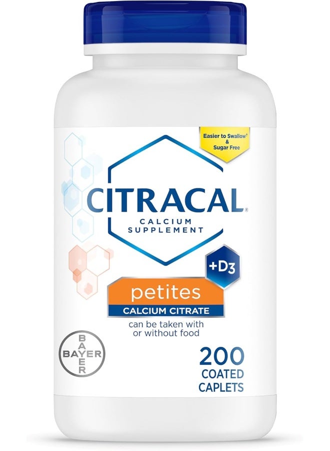 CITRACAL Petites Calcium Citrate Supplement 200 Coated Caplets  - Image 1