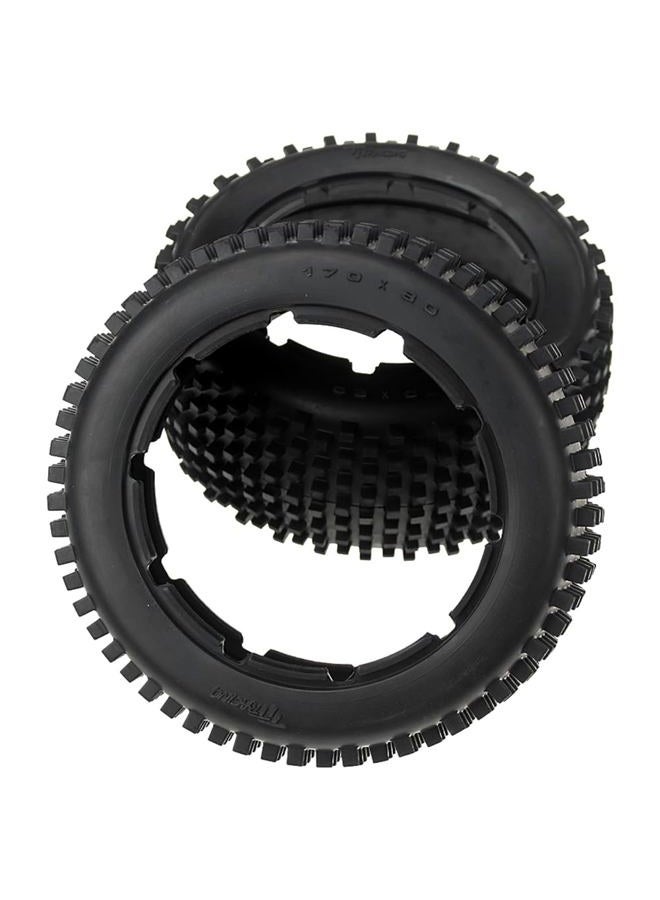 FLMLF Rear Offroad tire skin set 2pcs (170 * 80mm) fit for hpi baja 5B SS - Image 1