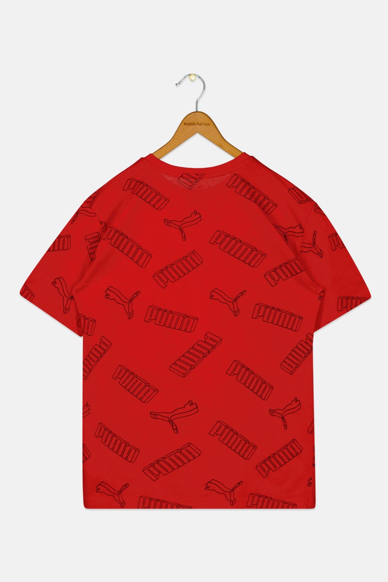 PUMA تي شيرت رياضي للأطفال الأولاد بأكمام قصيرة، في الهواء الطلق، متعدد الألوان - Image 2