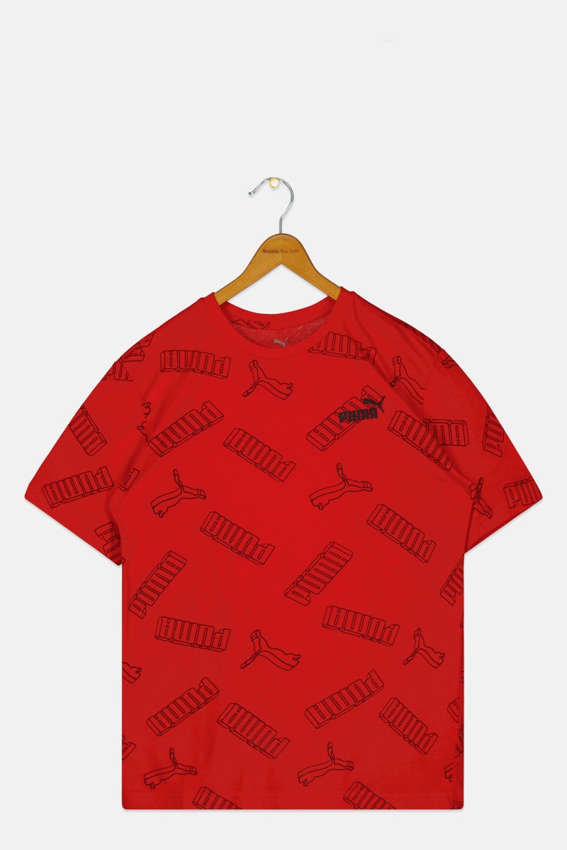 PUMA تي شيرت رياضي للأطفال الأولاد بأكمام قصيرة، في الهواء الطلق، متعدد الألوان - Image 3