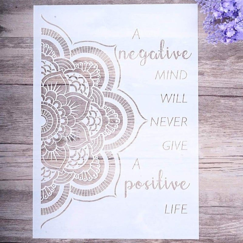 SLGIFT DIY Decorative Mandala Stencil Template for Painting On Walls Furniture Crafts (A2 Size) - Image 5