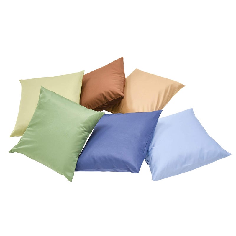 Childrens Factory 12 Cozy Pillow Set of 6 Flexible Seating for Preschools Daycares or Playroom Decor Woodland