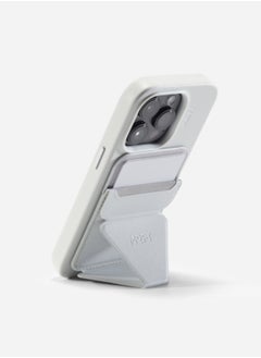 MOFT Moft Foldable stand and Wallet for iPhone with 3 Viewing Angles Misty Grey  - Image 1