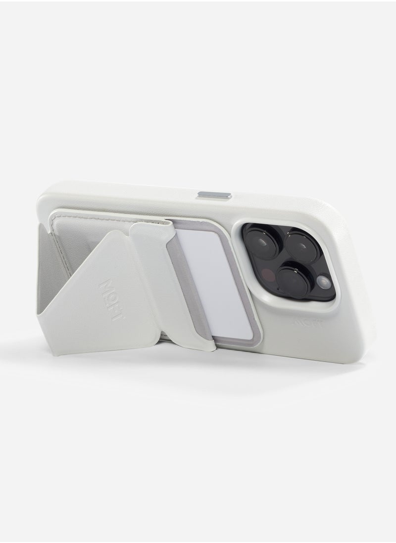 MOFT - Moft Foldable stand and Wallet for iPhone with 3 Viewing Angles Misty Grey - Image 1