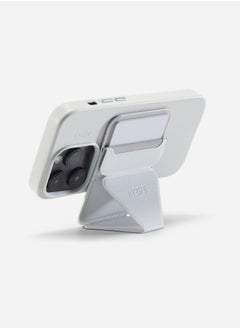 MOFT Moft Foldable stand and Wallet for iPhone with 3 Viewing Angles Misty Grey  - Image 4