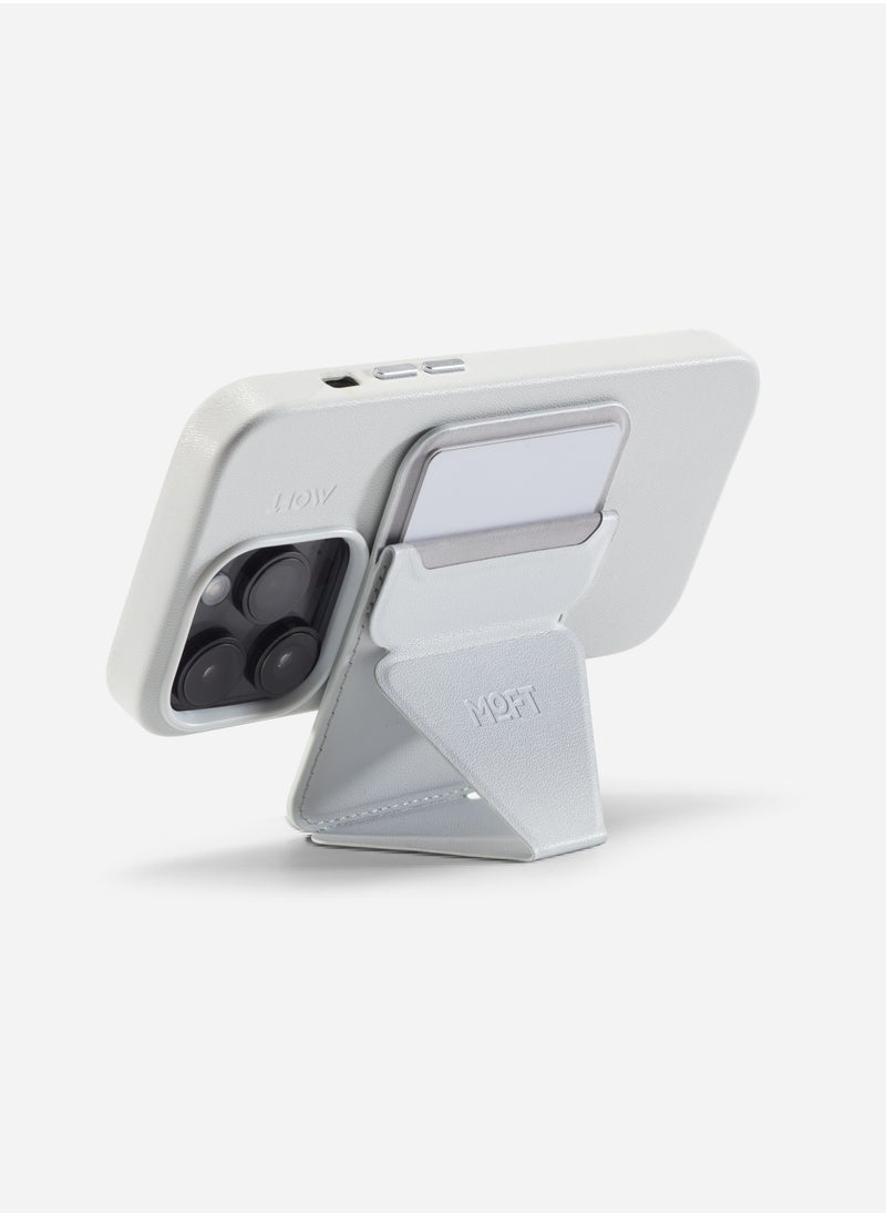 MOFT - Moft Foldable stand and Wallet for iPhone with 3 Viewing Angles Misty Grey - Image 1