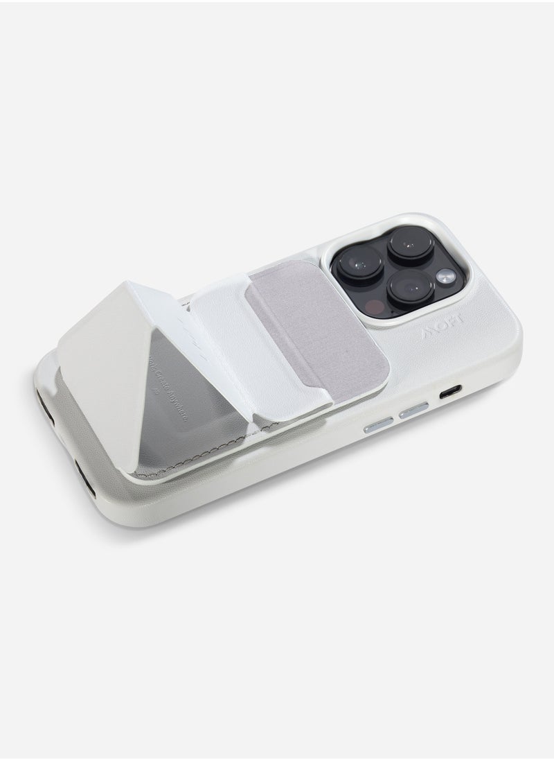 MOFT - Moft Foldable stand and Wallet for iPhone with 3 Viewing Angles Misty Grey - Image 1