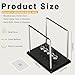 BEWITU Large Newtons Cradle Balance Pendulum 5 Balls Wooden Base Newtons Cradle Desktop Toys Kinetic Toys for Adults Office Home Desk Dcor Fun Science Physics Learning - Image 4