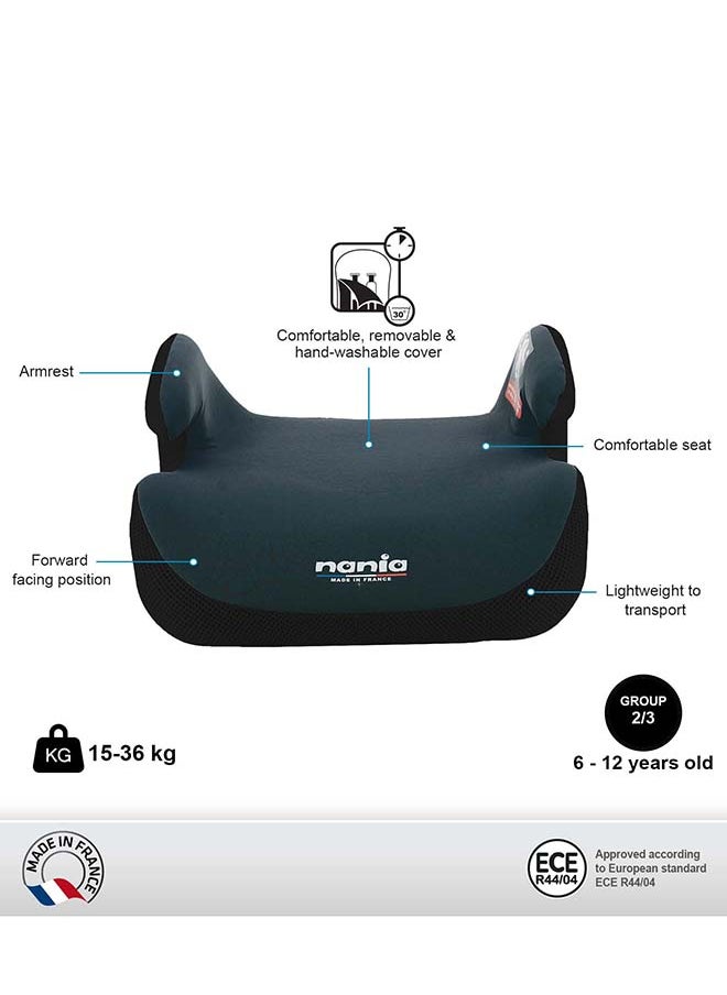 Nania Topo Kids Booster Car Seat For Group 2/3, 6-12 years, Grey  - Image 2