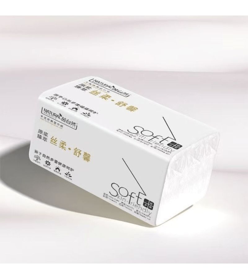 1 Pack Thickened Flexible Soft Facial Tissues Highly Absorbent Dry Wet Use Lint Free Home Office - Image 2
