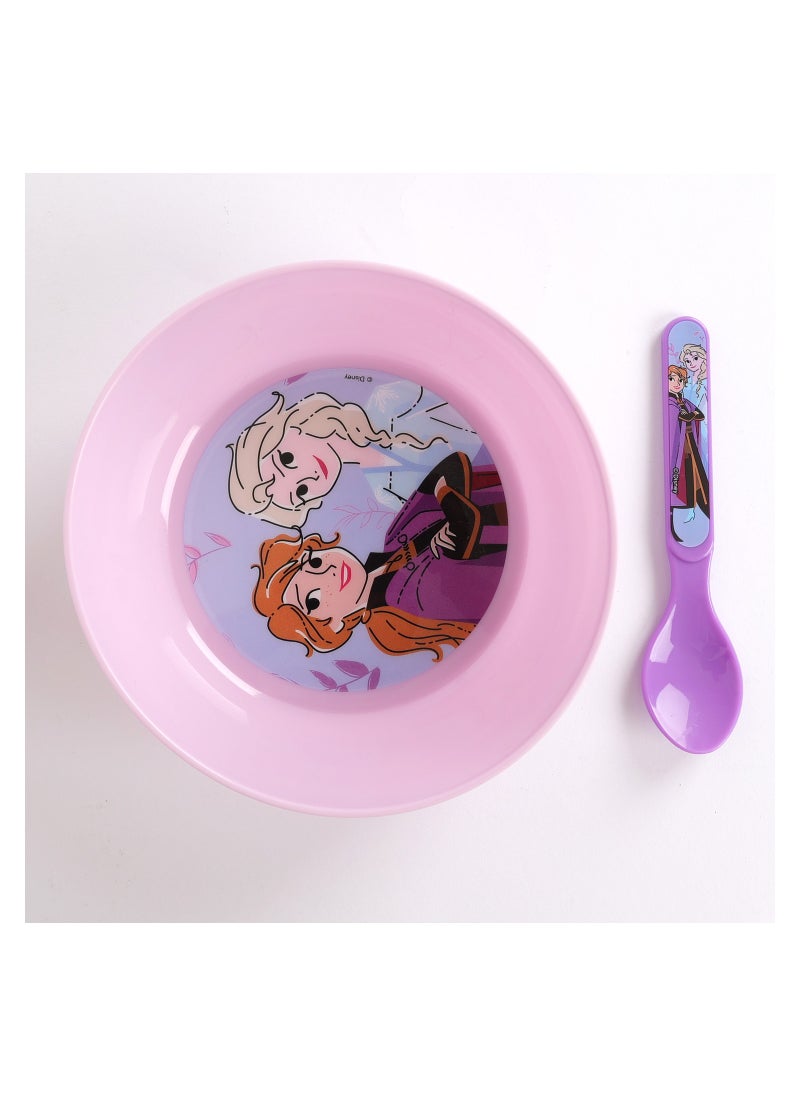 Disney FROZEN Frozen Disney Dinnerware Set - Kids Plates and Bowls Set  - Image 4