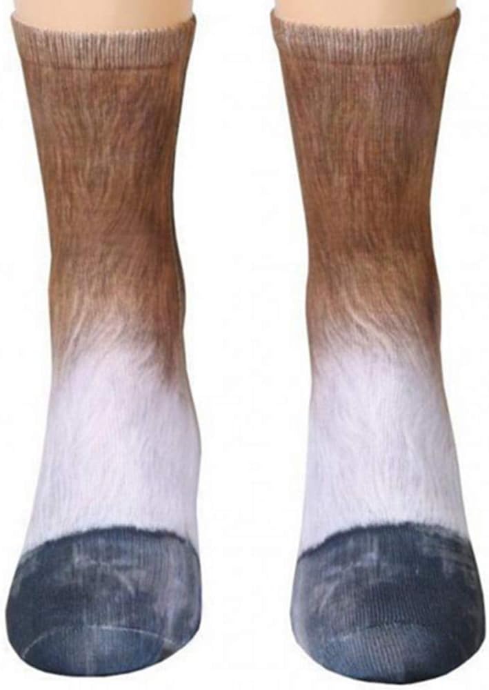 NDLBS Funny Christmas Gifts Novelty 3D Animal Paw Socks Stocking Stuffers for Adult Women Men Teens Gag White Elephant Gifts - Image 1