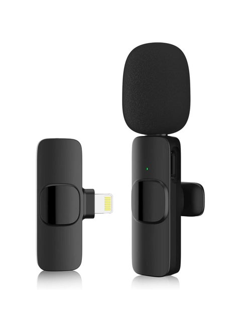 2 in 1 iphone or type-c Wireless Lavalier Microphone For IPhone, Plug Play, Portable Audio Video Recording Mic for Youtube, Live Stream, Vlog, Interview, Laptops PC