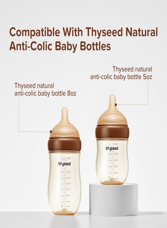 Thyseed Anti-Colic Series Nipple, Medium Flow,2+ Months, 1-Pack - Image 2