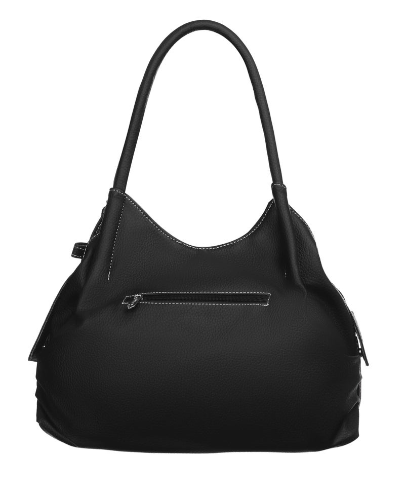 Fostelo Women's Style Diva Satchel Tote Handbag for Women | Ladies Purse | Stylish Shoulder Bag | Gift For Women | Black - Image 4