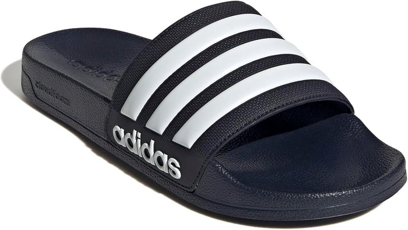 Adidas أديداس أديليت شاور سلايدز للجنسين - ليجينك/فتوويت/ليجينك، مقاس 42 EU - Image 3