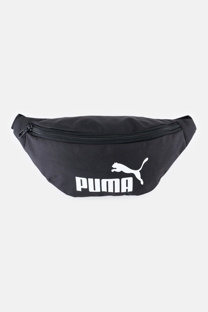 PUMA حقيبة فاني للرجال بشعار العلامة التجارية، سوداء - Image 1