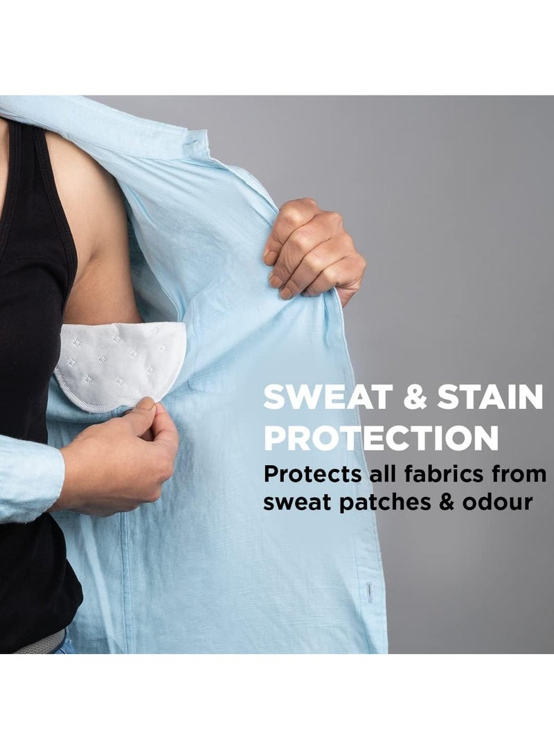 PEESAFE وسادات عرق تحت الإبط القابلة للاستخدام مرة واحدة من PEESAFE (عبوة من 14) - مستقيم | تمنع البقع، تمتص العرق والرائحة غير المرغوب فيها - Image 5