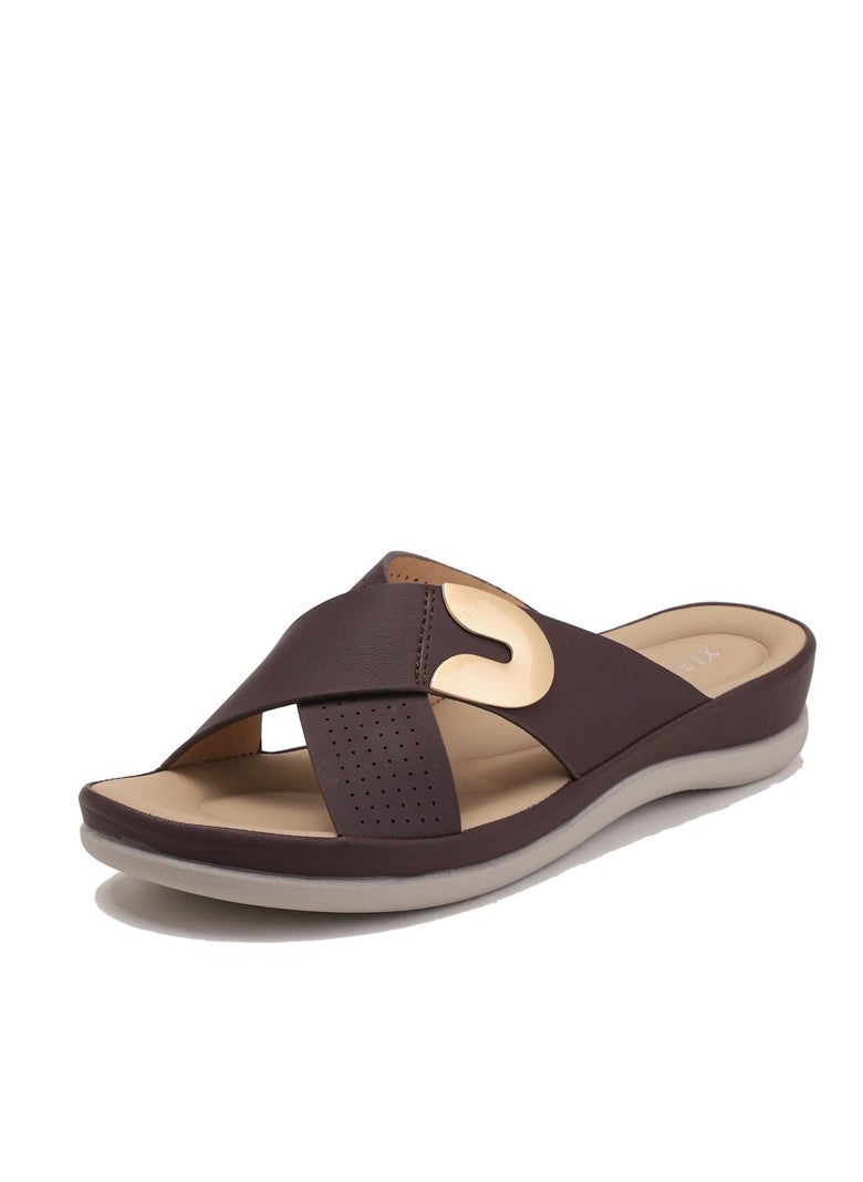SIKETU New one-piece casual wedge heel women's shoes, soft soled sandals  - Image 1