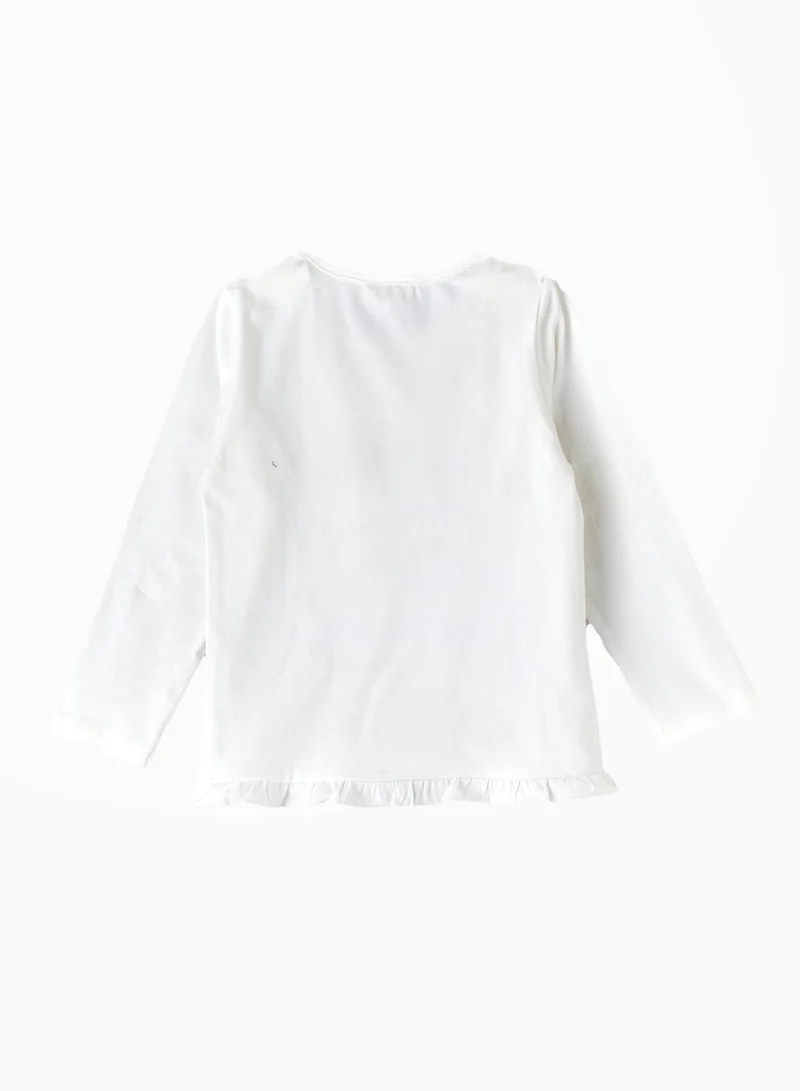 جيلين Girls' Graphic Print Top