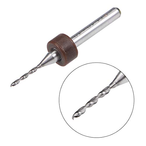 uxcell PCB Drill Bits 1.1mm Tungsten Carbide Rotary Tool Jewelry CNC Engraving Print Circuit Board Micro Drill Bits 1/8 Inch Shank 10 Pcs - Image 3