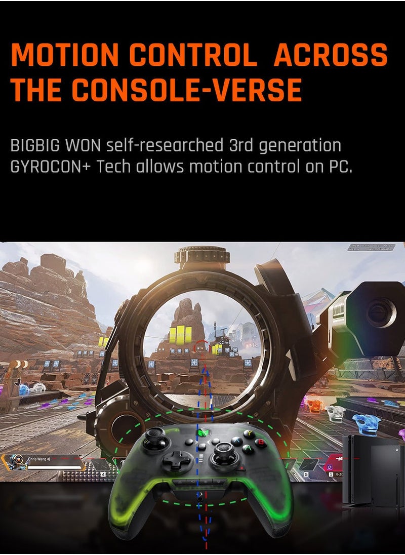 BIGBIG WON - Rainbow2 Pro Elite Gaming Controller Bluetooth Wireless Connect Gamepad For PC/Nintendo Switch/Android/iOS Mobile Phone (Package Edition) - Image 1