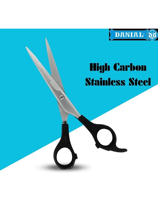DANIAL 6-Inch Stainless Steel Barber Scissors For Professional Hair Cutting - Ideal For Men And Women'S Grooming, Beard, And Mustache Trimming - Image 2