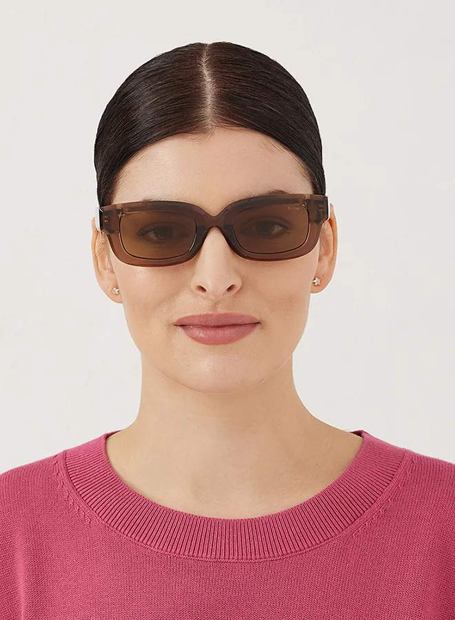 Blackout BlackOut TERRA Women's Rectangle Sunglasses with UV400 Protection