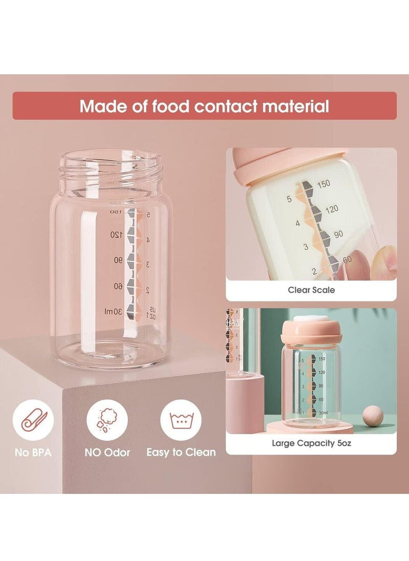 4PCS Breastmilk Glass Bottles Storage with Leak Proof Lids 150ml - pzsku/Z4FCE8A85B9B853FB84C2Z/45/_/1691420843/2aee10ce-86e1-4e8d-b917-519e750770ab