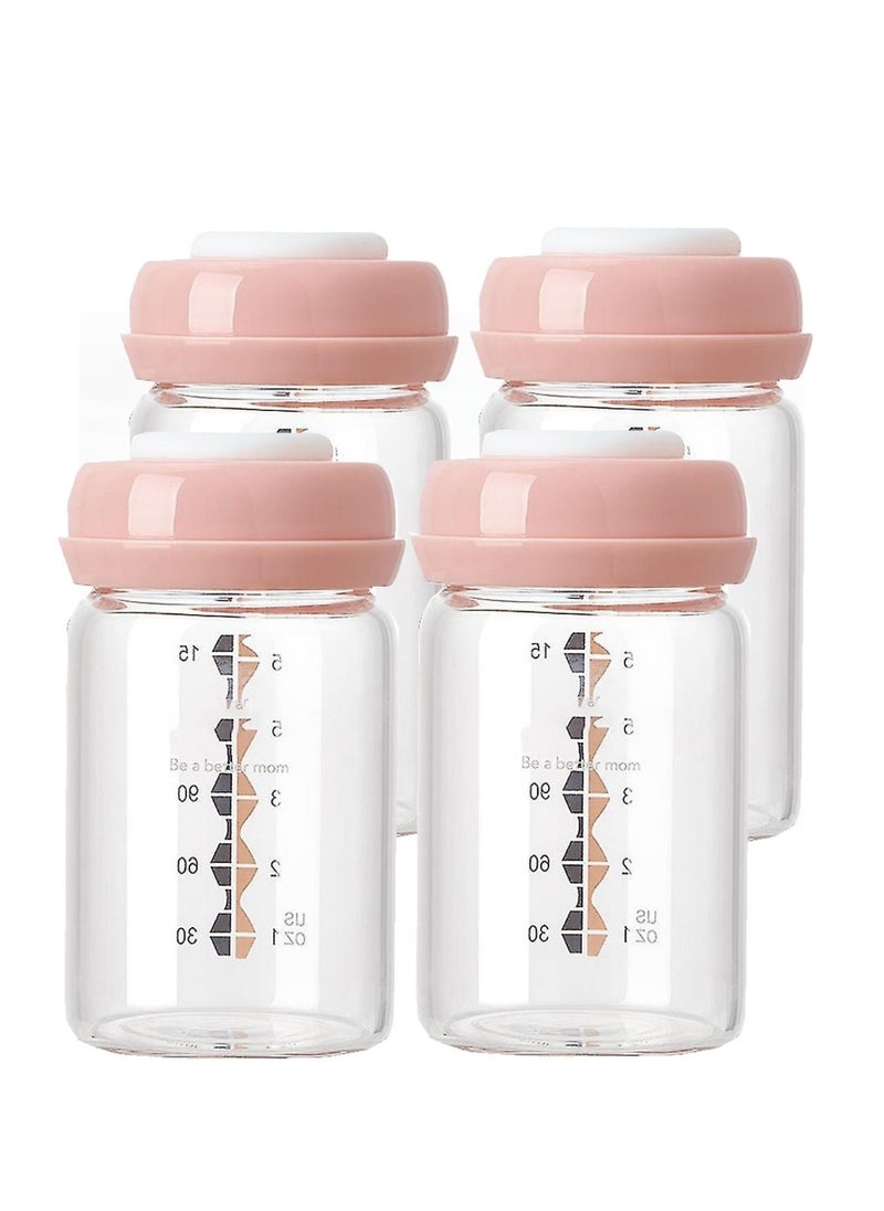 4PCS Breastmilk Glass Bottles Storage with Leak Proof Lids 150ml - pzsku/Z4FCE8A85B9B853FB84C2Z/45/_/1691420843/d1aa799c-87c7-47ff-a546-e796b203219b